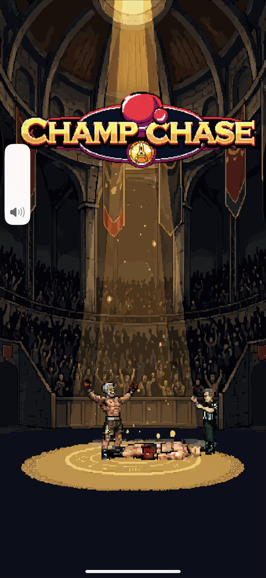Victory — arms raised in the ring