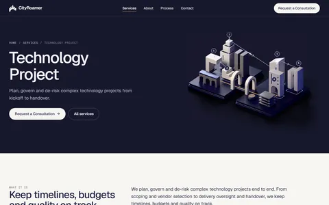 Technology project page